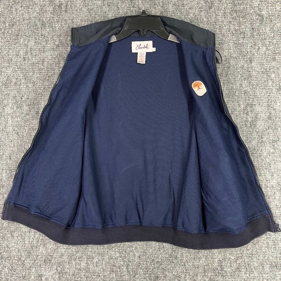 ELANDALE VEST MENS M BLACK GOLFING WINDBREAKER FULL-ZIP KIAWAH COURSE CLUB - Picture 5 of 10